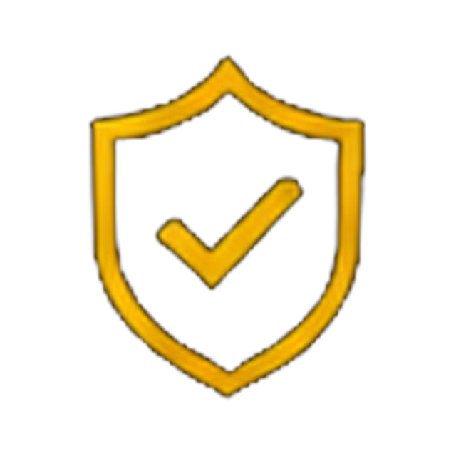 Ícone de escudo com check